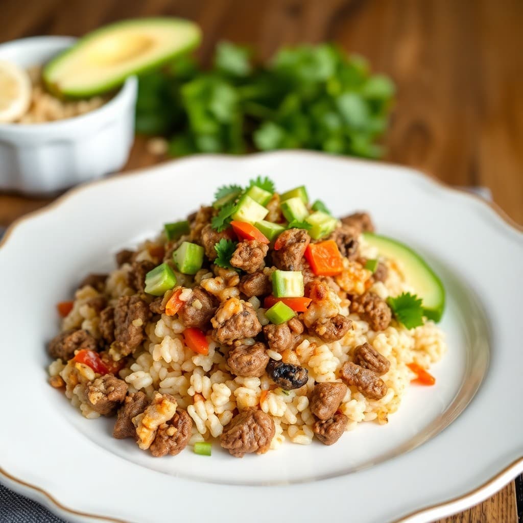 Beefy Burrito Bowls