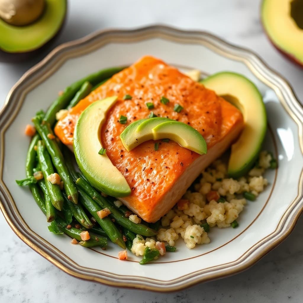 Satiating Salmon with Avocado
