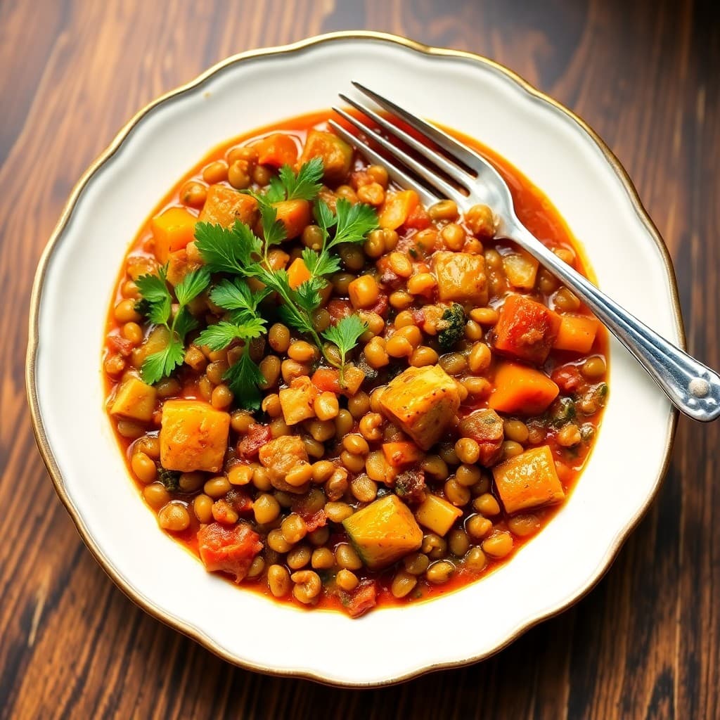 Winter Lentil and Vegetable Stew