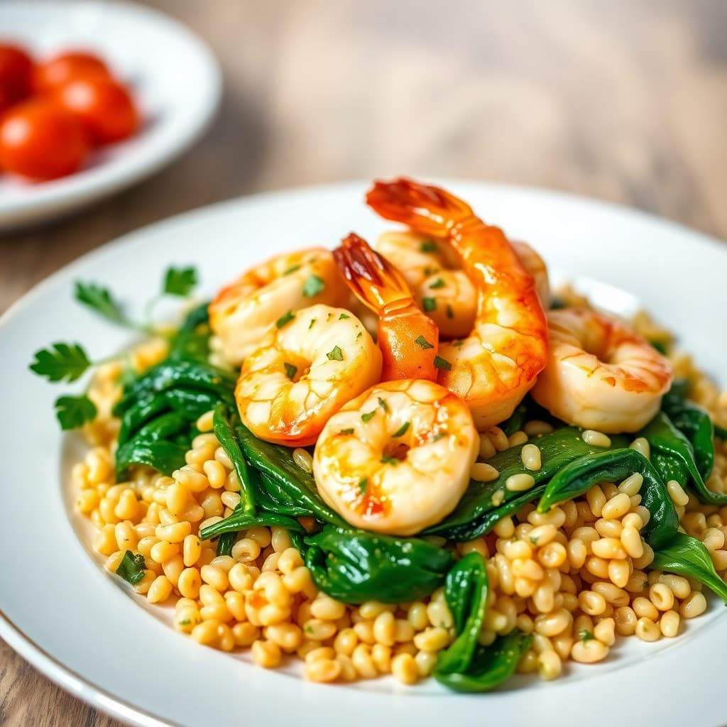 Sizzling Mediterranean Shrimp Scampi