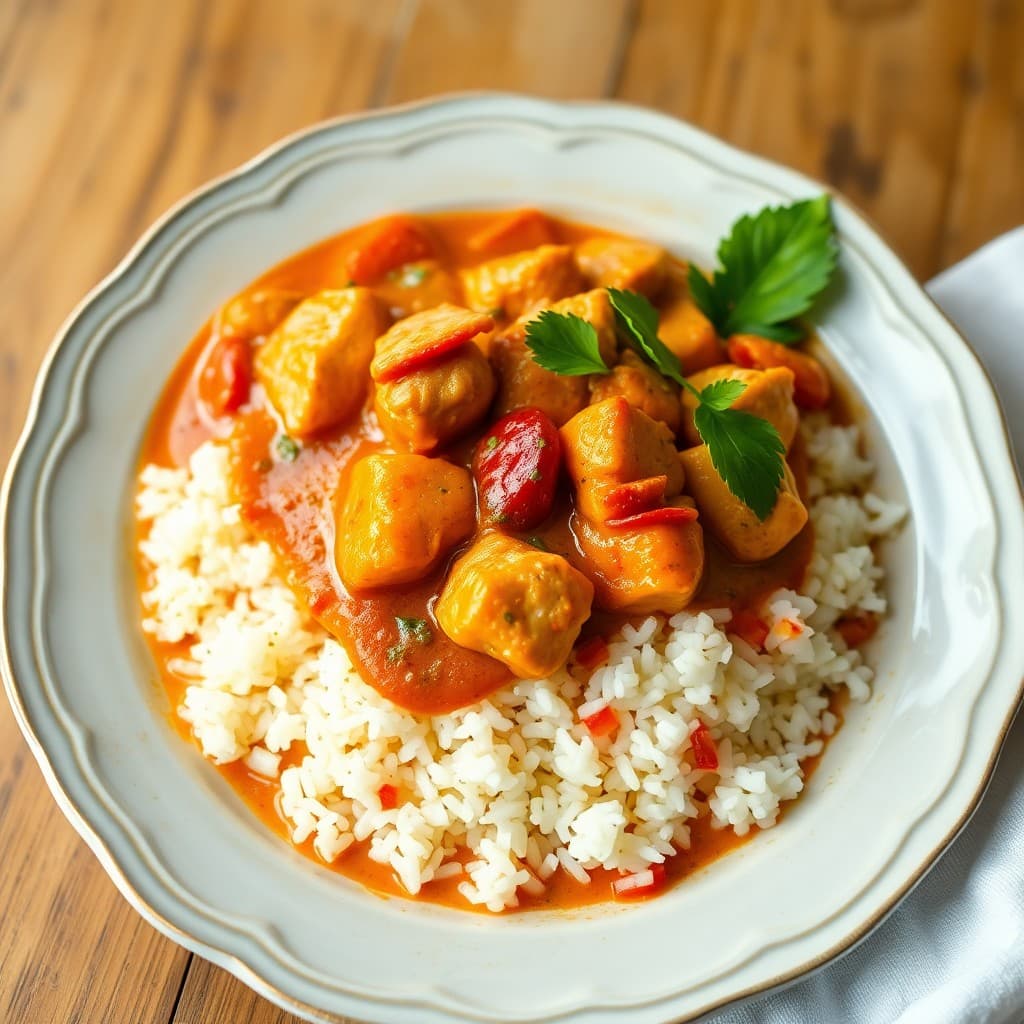 Spicy Thai Coconut Chicken Curry