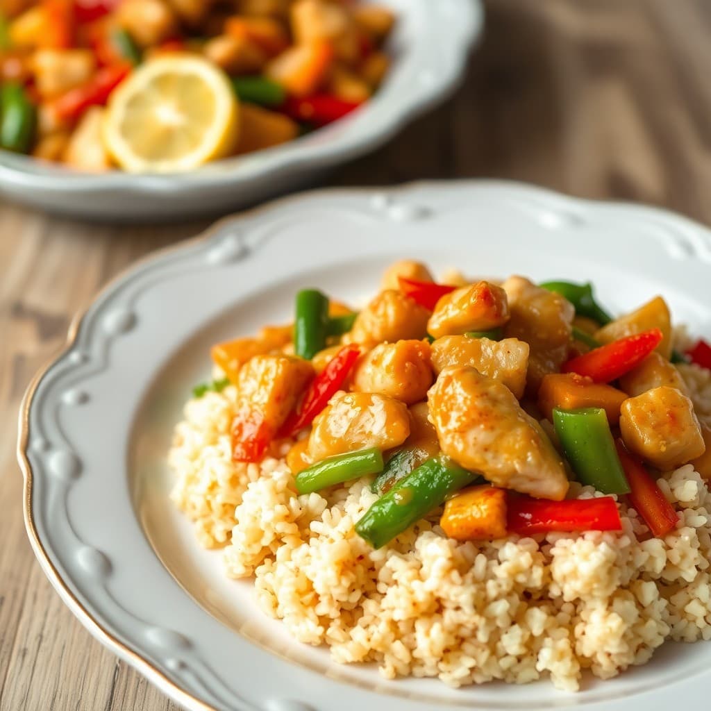 Sizzling Lemon Pepper Chicken Stir-Fry