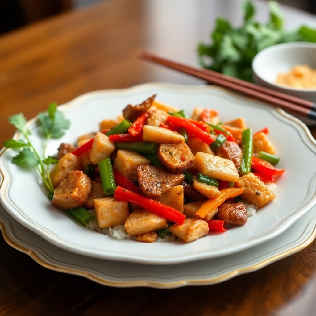 Vibrant Vietnamese Pork and Veggie Stir-Fry
