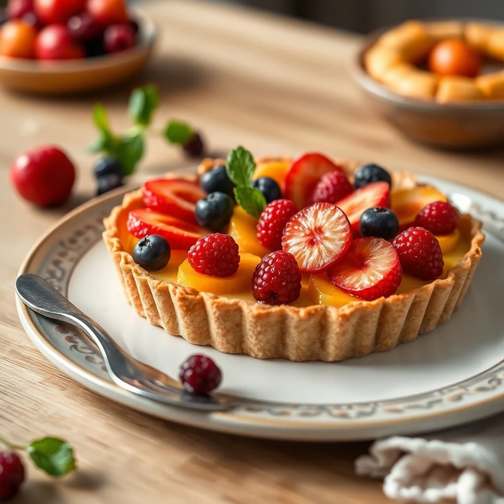 Vegetarian Fruit Tart