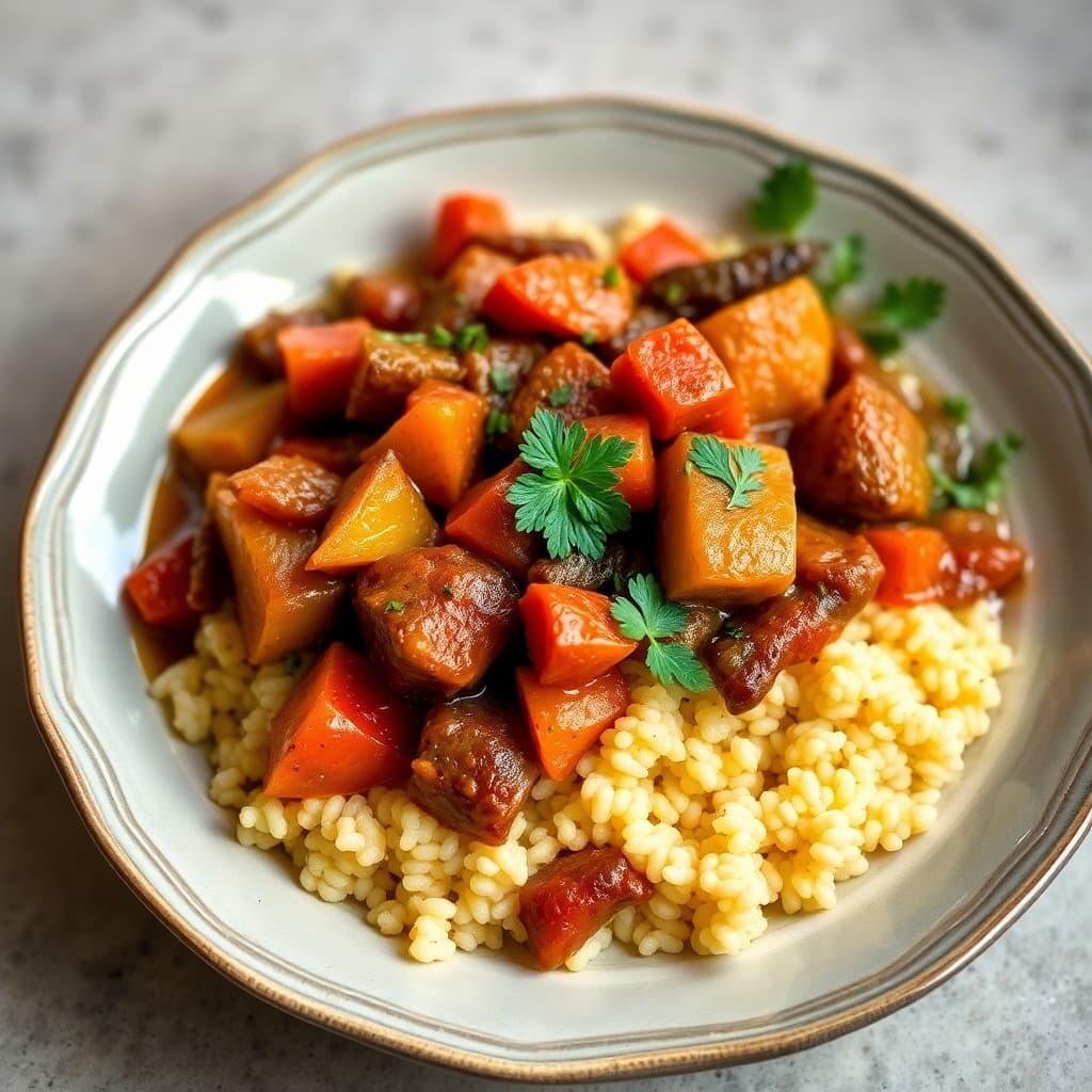 Moroccan Spiced Vegetable Tagine
