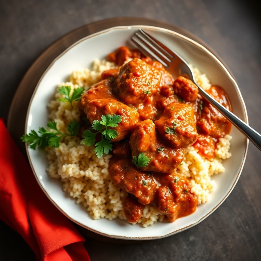 Moroccan-Style Chicken Tagine with Couscous