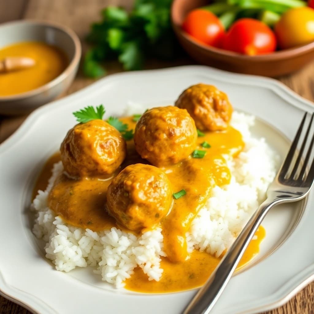 Thai Coconut Curry Meatballs