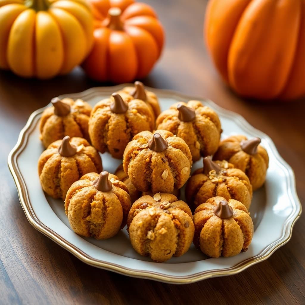 Spooky Pumpkin Energy Bites