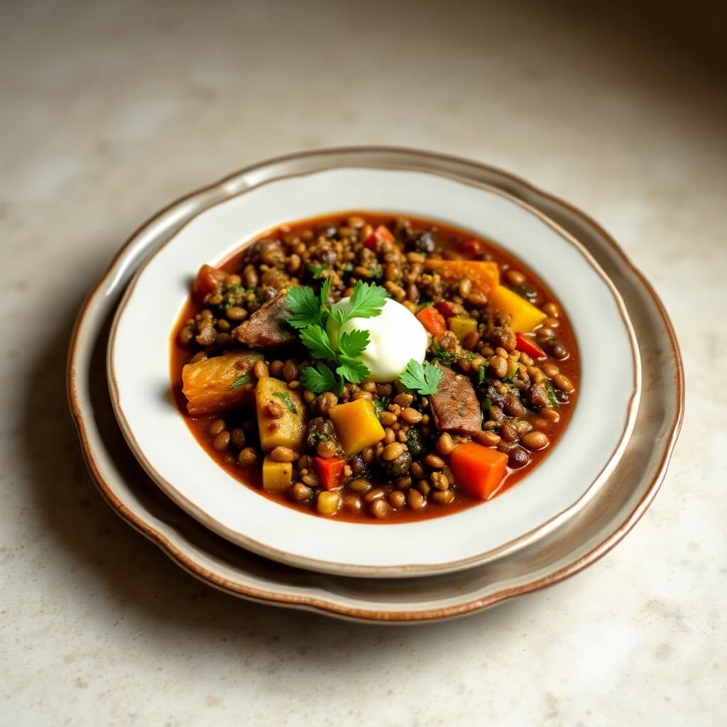 Winter Lentil and Quinoa Stew