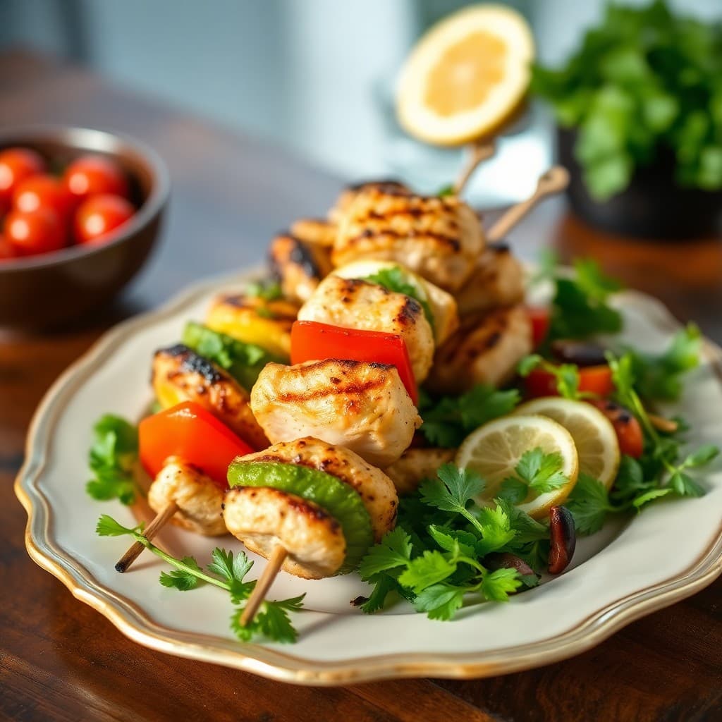 Zesty Mediterranean Chicken Kabobs