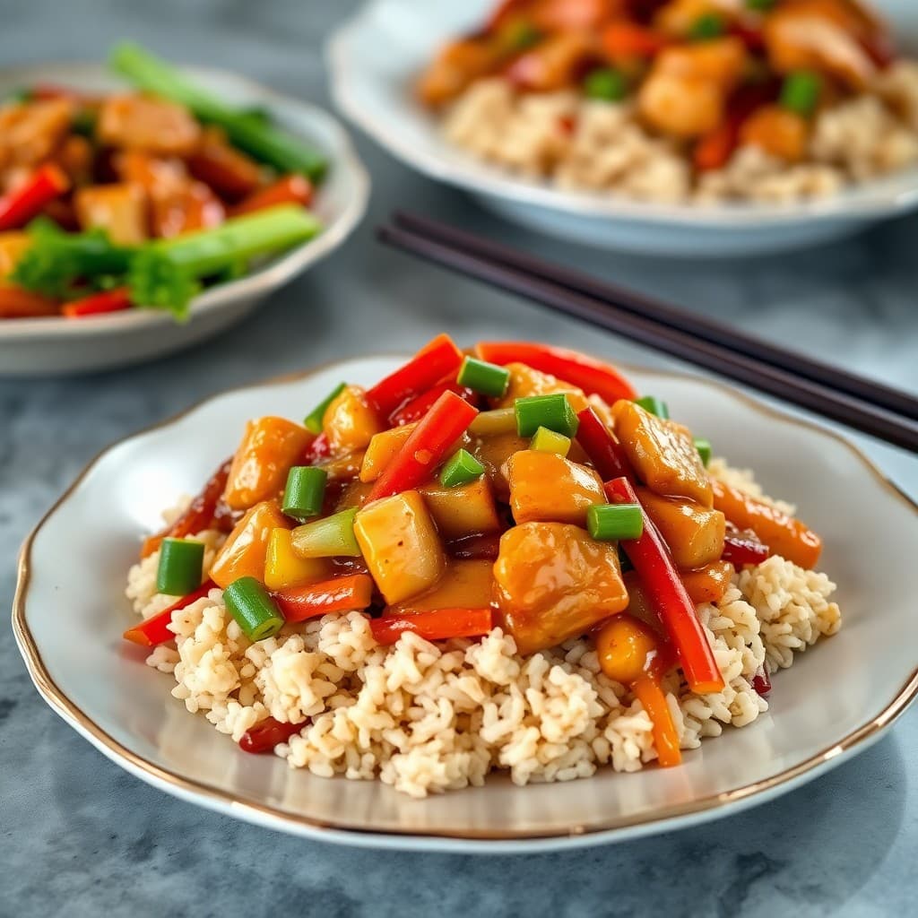 Teriyaki Chicken Stir-Fry Bowls