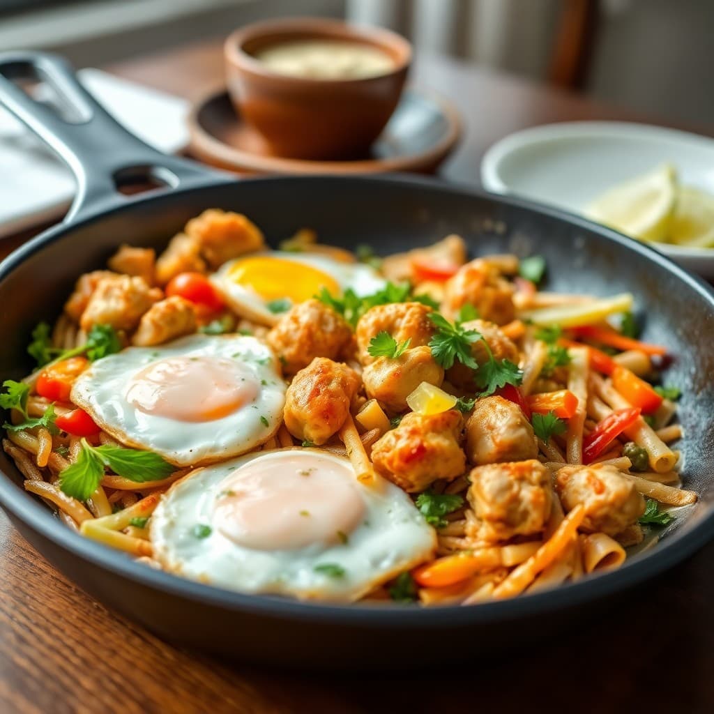 Vietnamese Lemongrass Chicken Breakfast Skillet