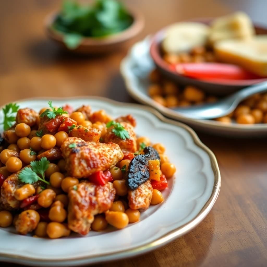 Zesty Moroccan Chicken Tagine with Roasted Veggies