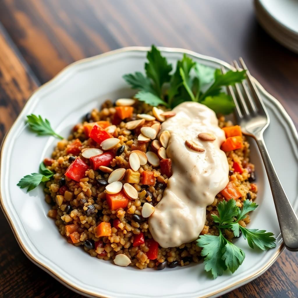 Moroccan-Style Lentil & Quinoa Bowls