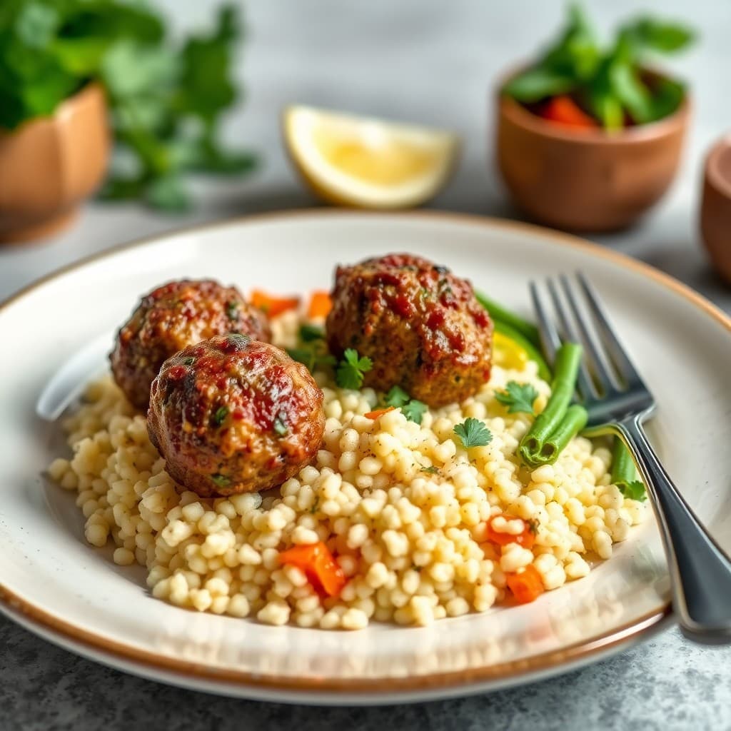 Zesty Mediterranean Lamb Meatballs