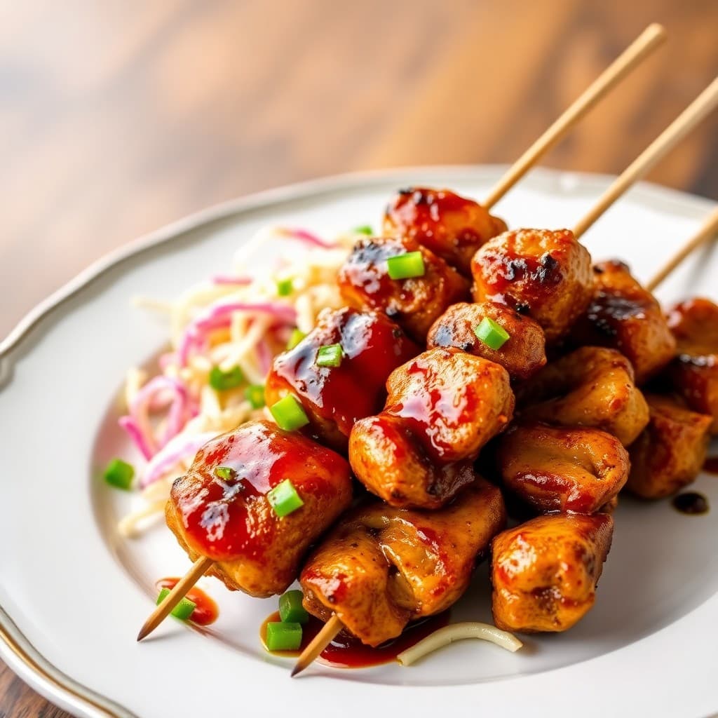 Sizzling Teriyaki Chicken Skewers
