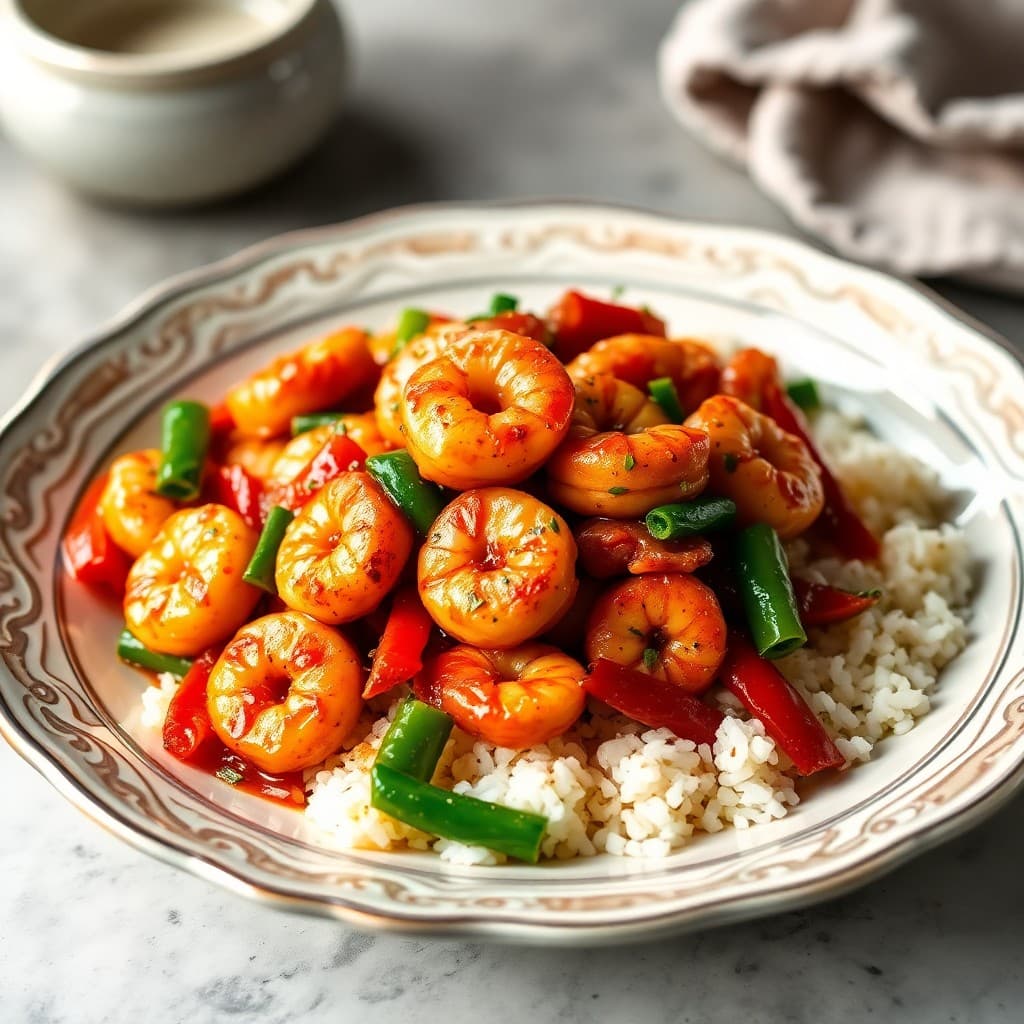 Firecracker Shrimp Stir-Fry