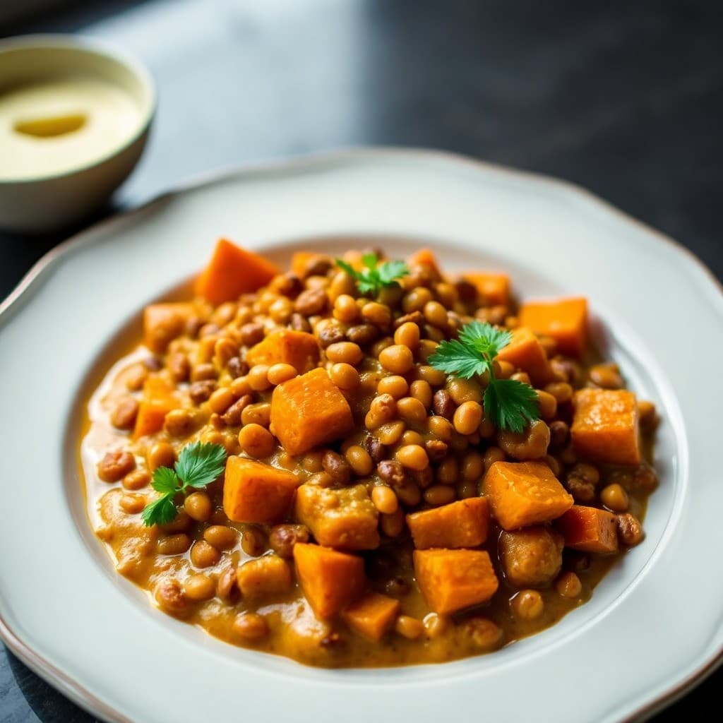 Spiced Lentil and Sweet Potato Coconut Curry