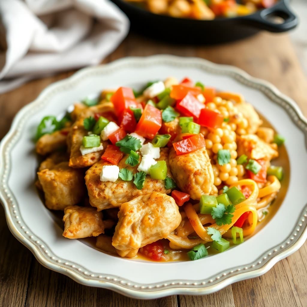 Zesty Chicken Taco Skillet