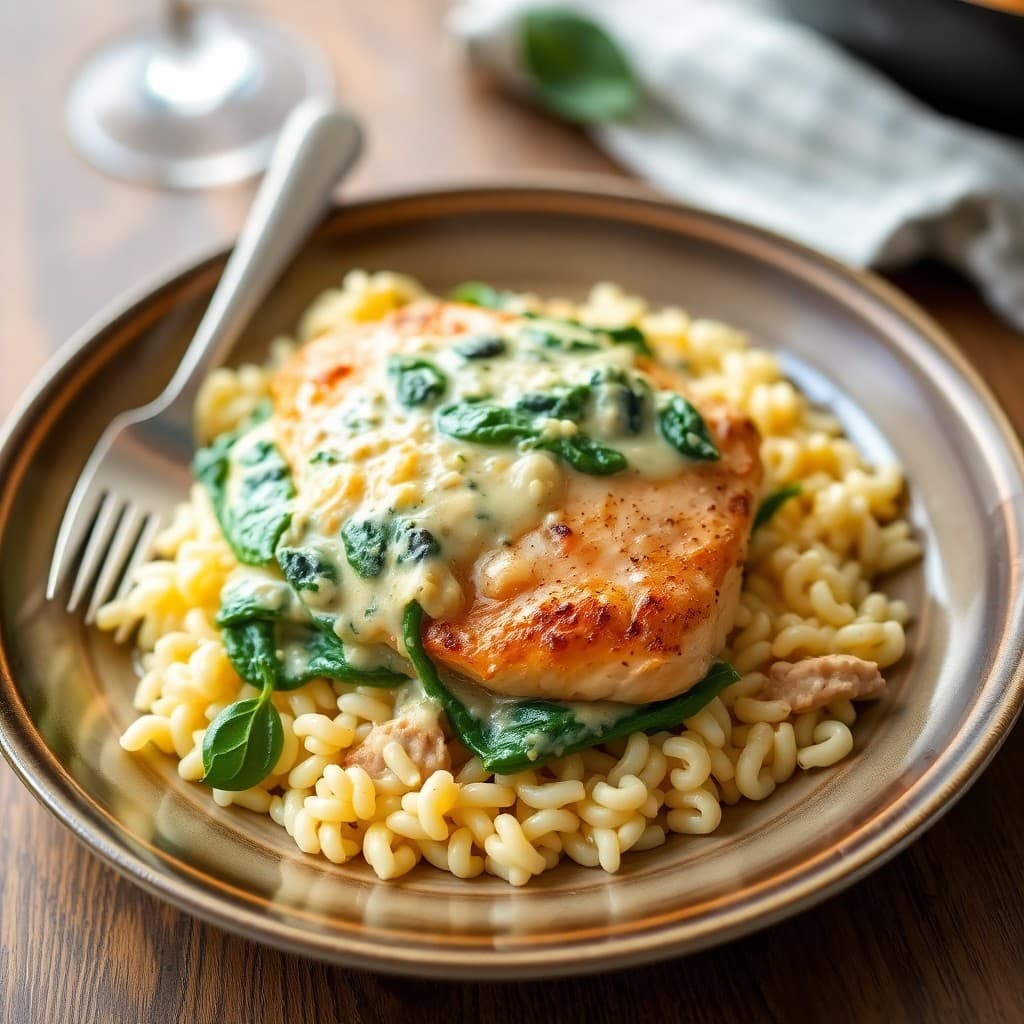 Tuscan Chicken Florentine Skillet