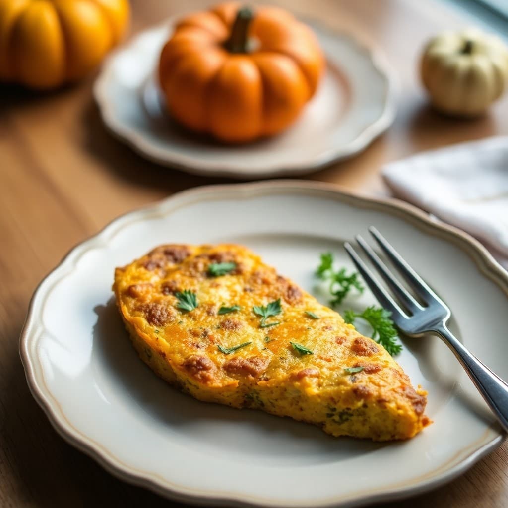 Keto Spiced Pumpkin Frittata