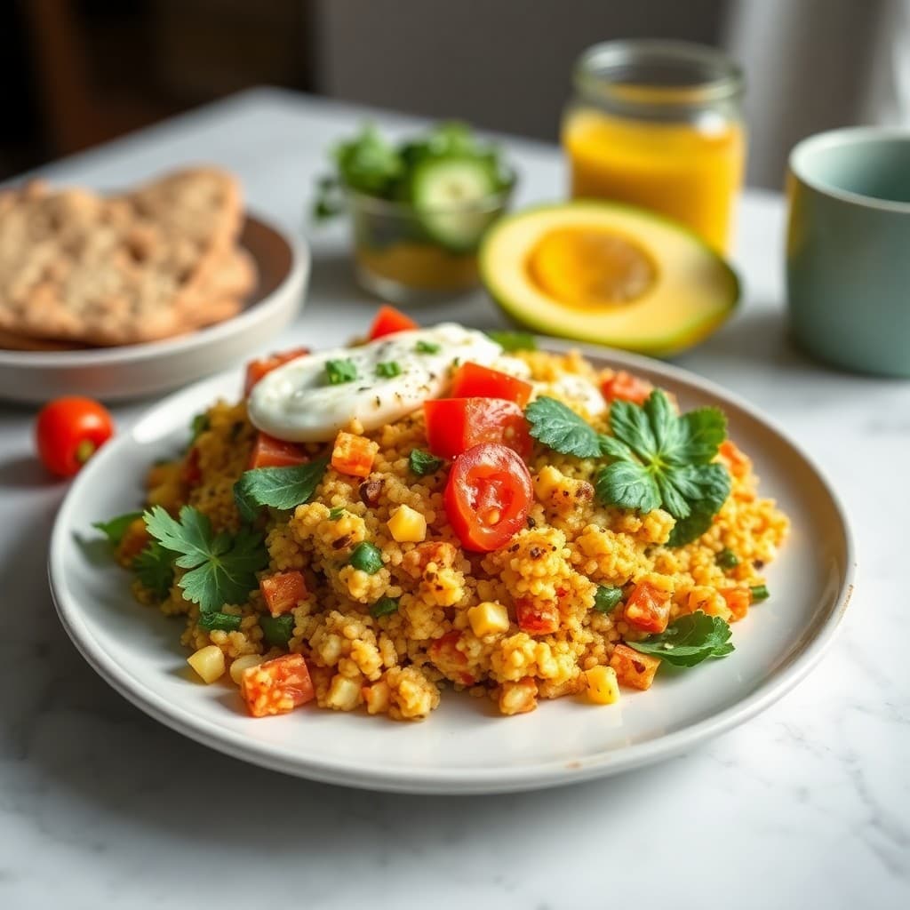 Sunrise Quinoa Breakfast Scramble