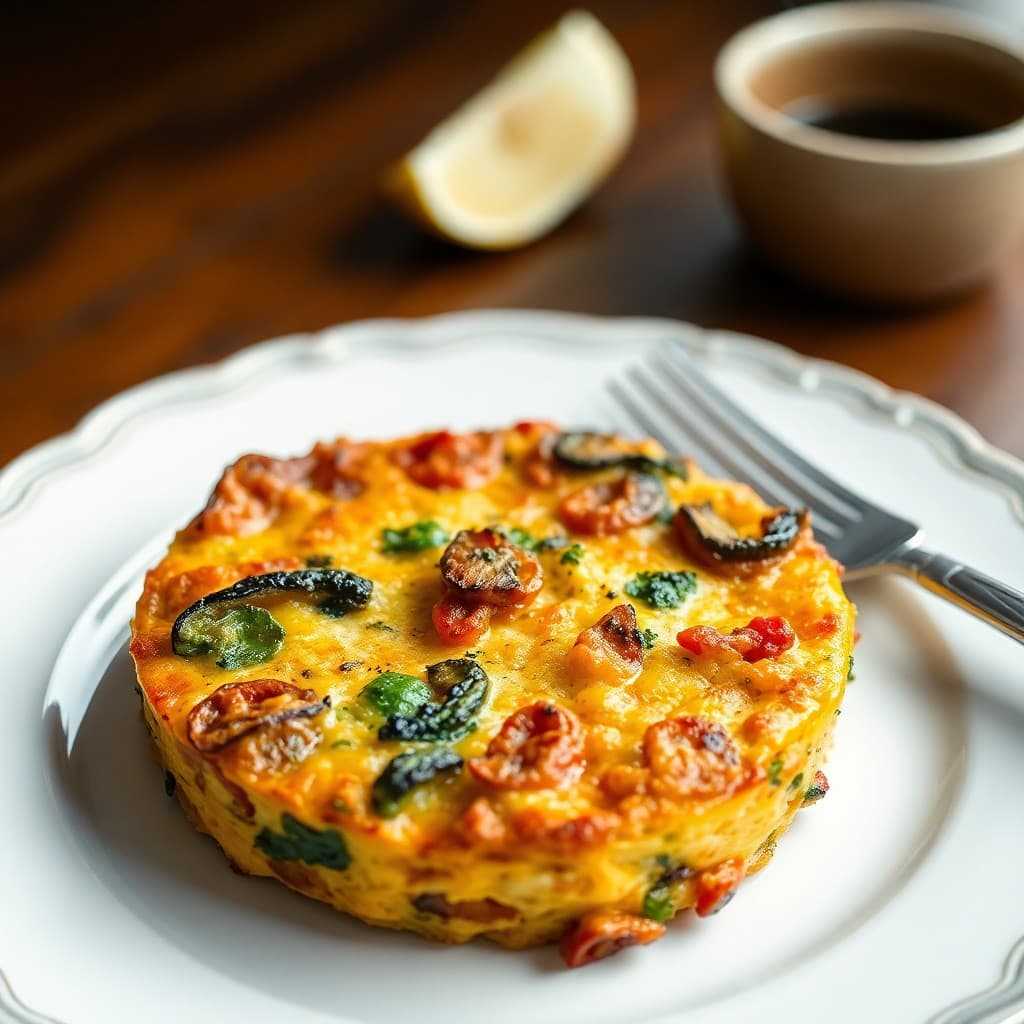 Autumn Frittata with Roasted Veggies