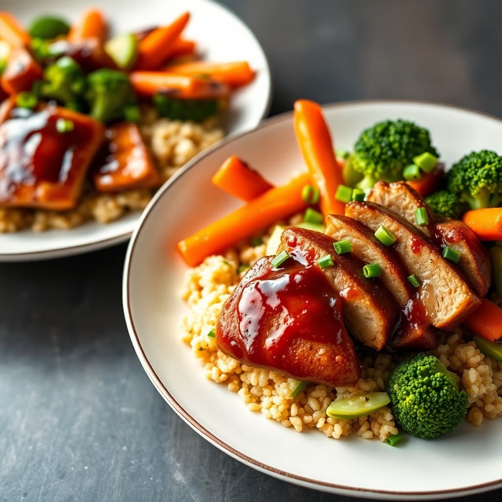 Teriyaki Pork Tenderloin Bowls