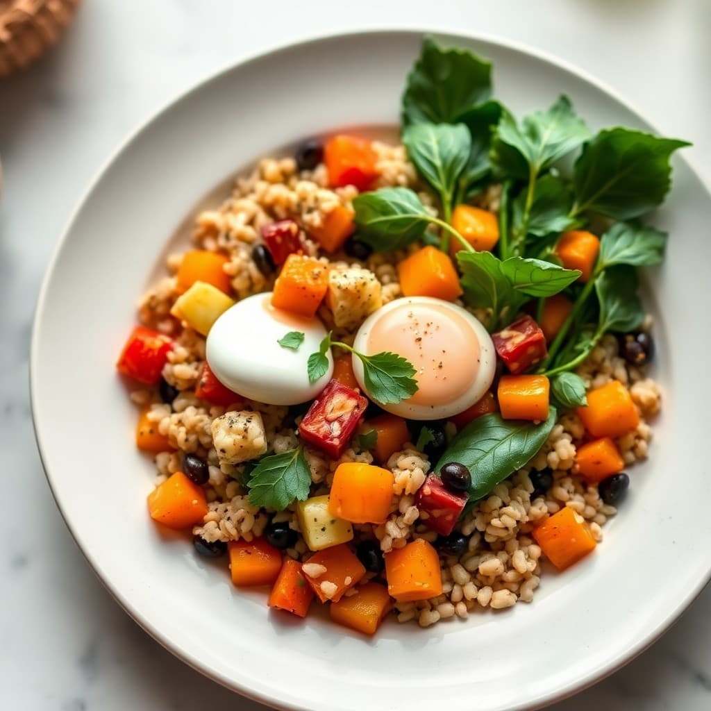 Mediterranean Autumn Breakfast Bowl