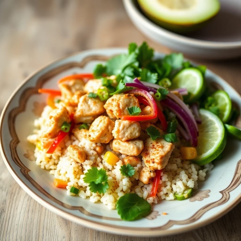 Vietnamese Lemongrass Chicken Banh Mi Bowls