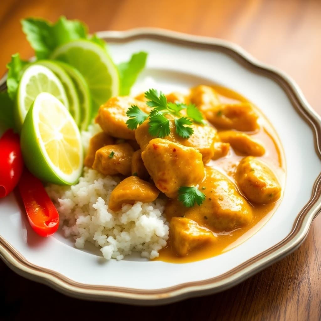 Tangy Thai Coconut Curry Chicken