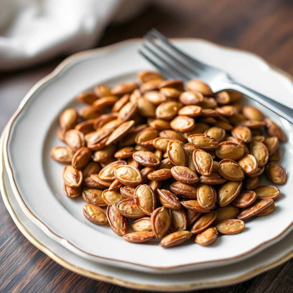 Roasted Spiced Pumpkin Seeds