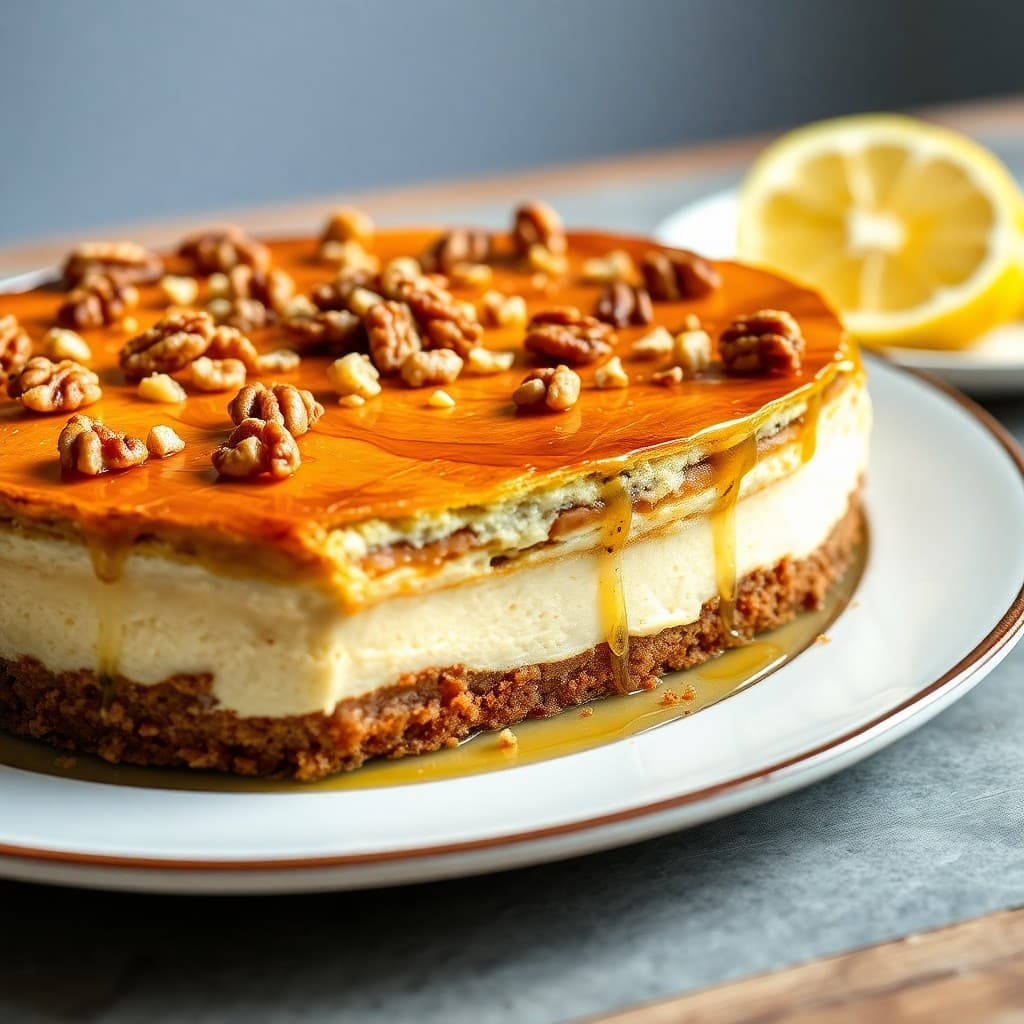 Greek Baklava Cheesecake