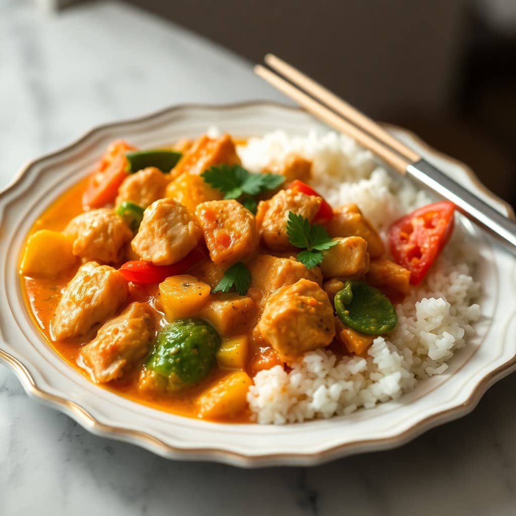 Aromatic Thai Coconut Chicken Curry