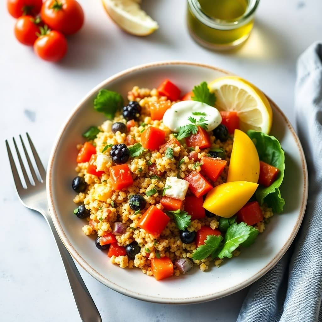 Mediterranean Quinoa Breakfast Bowls