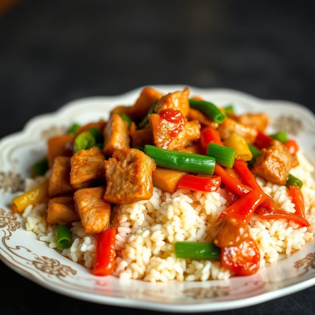 Sizzling Szechuan Pork Stir-Fry