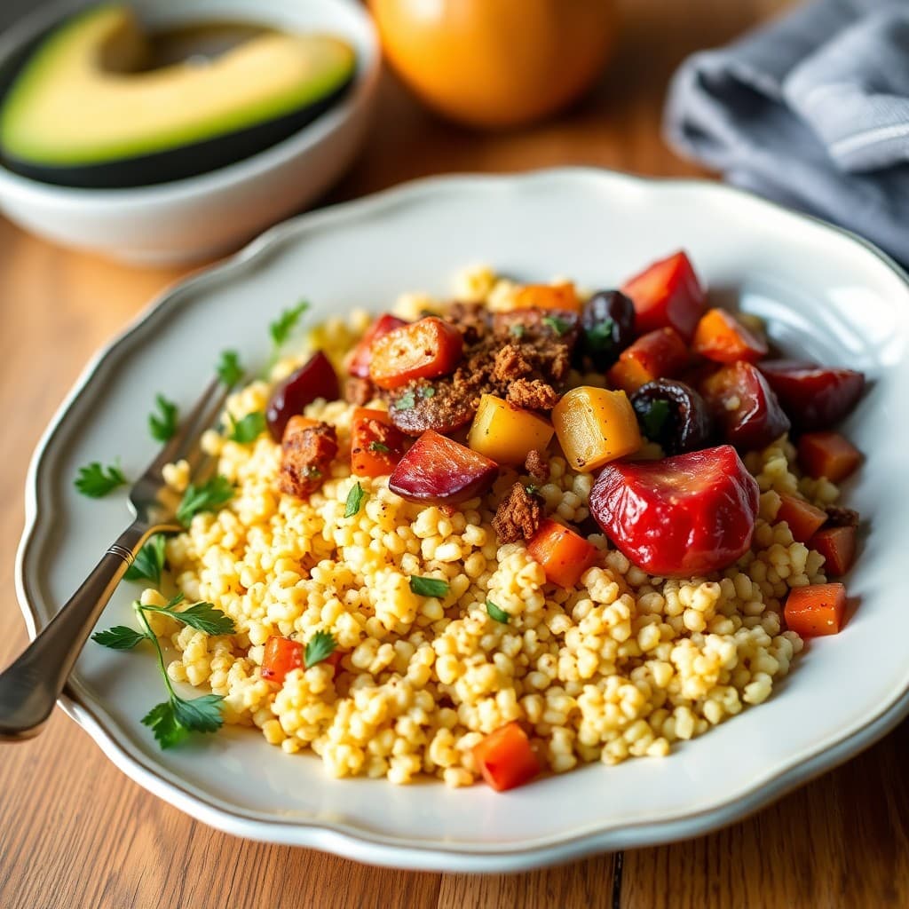 Moroccan Breakfast Couscous