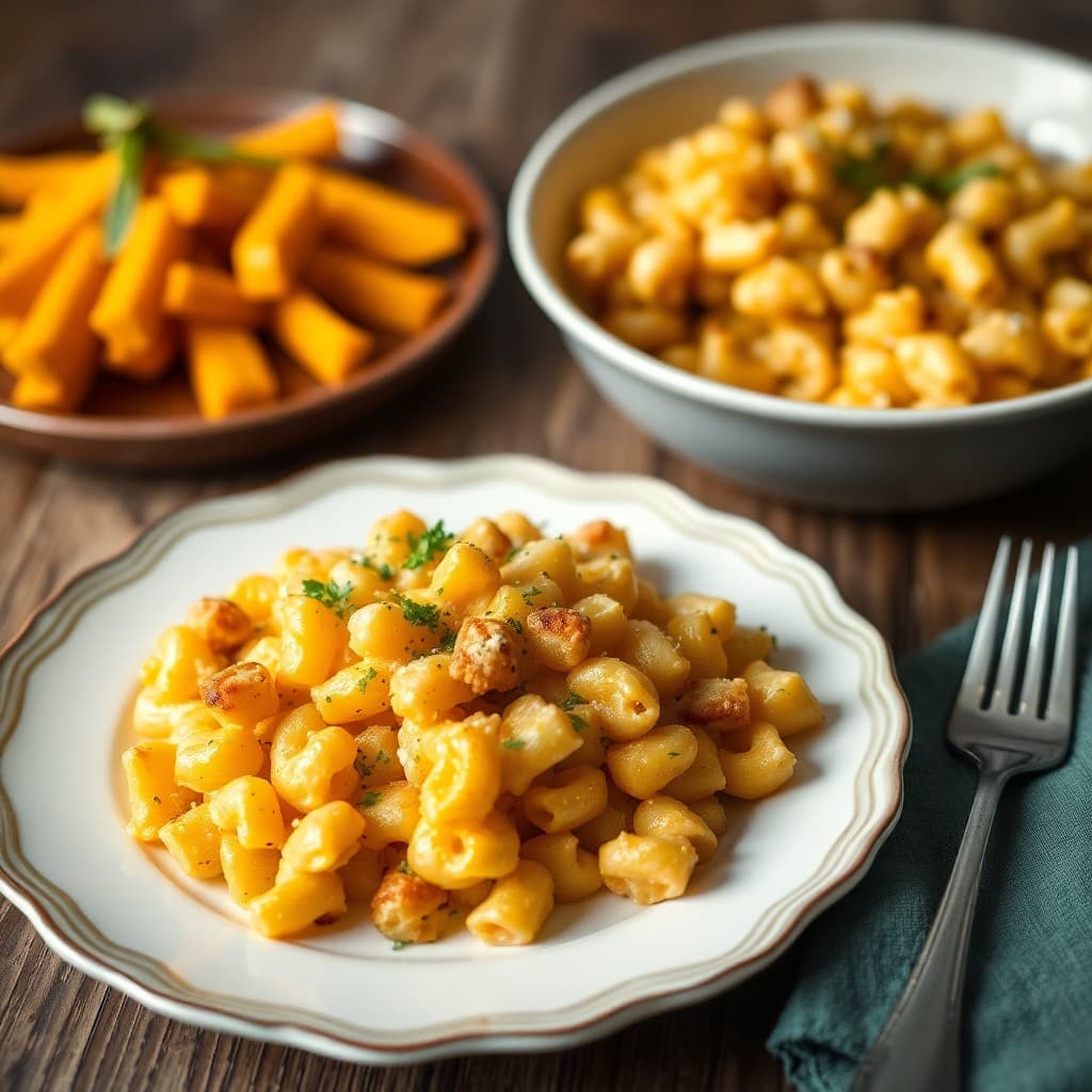 Butternut Squash Mac and Cheese