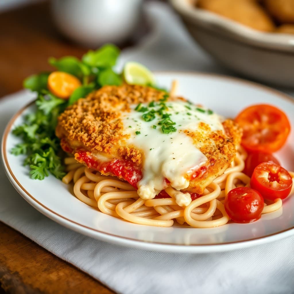 Zesty Baked Chicken Parmesan