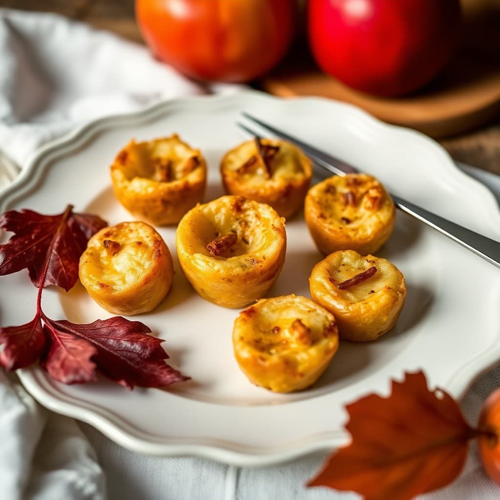Autumn Baked Apple Bites