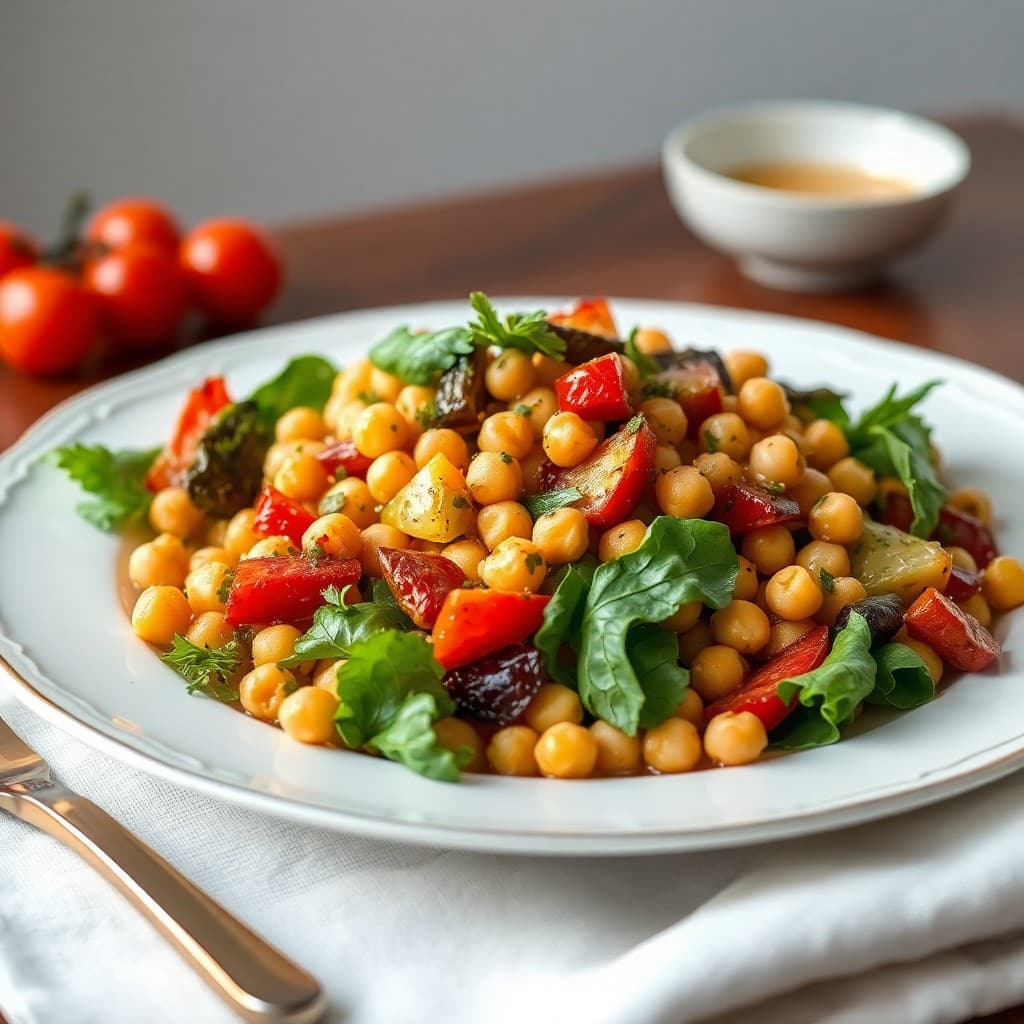 Mediterranean Roasted Vegetable Salad