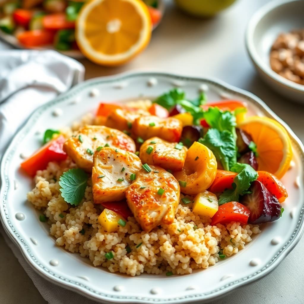 Zesty Citrus Chicken Bowls