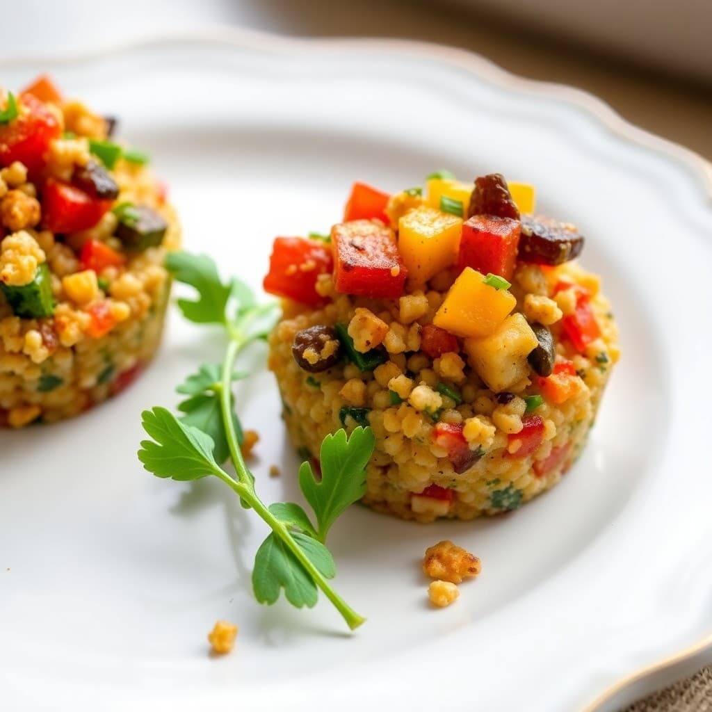 Autumn Quinoa Veggie Cups