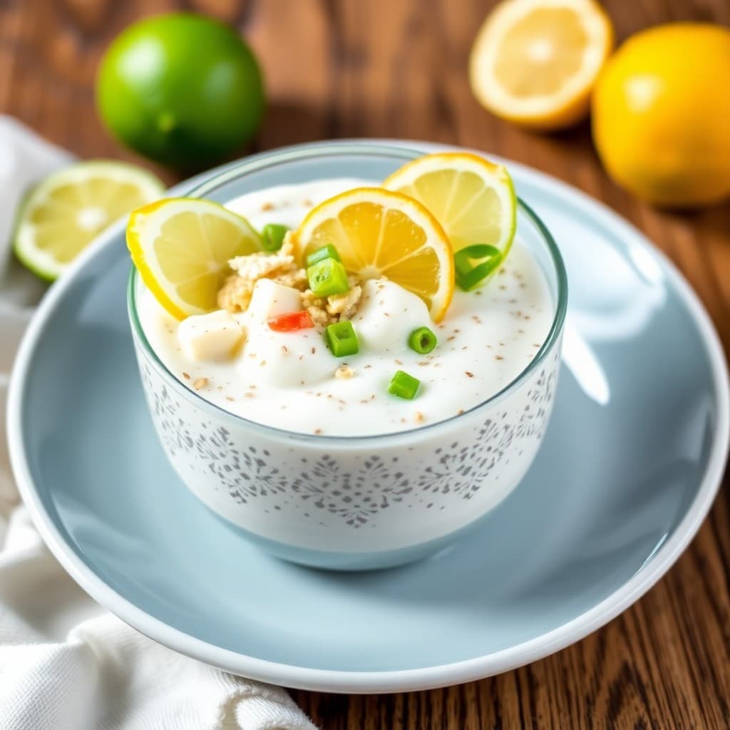 Brazilian Coconut Lime Chia Pudding