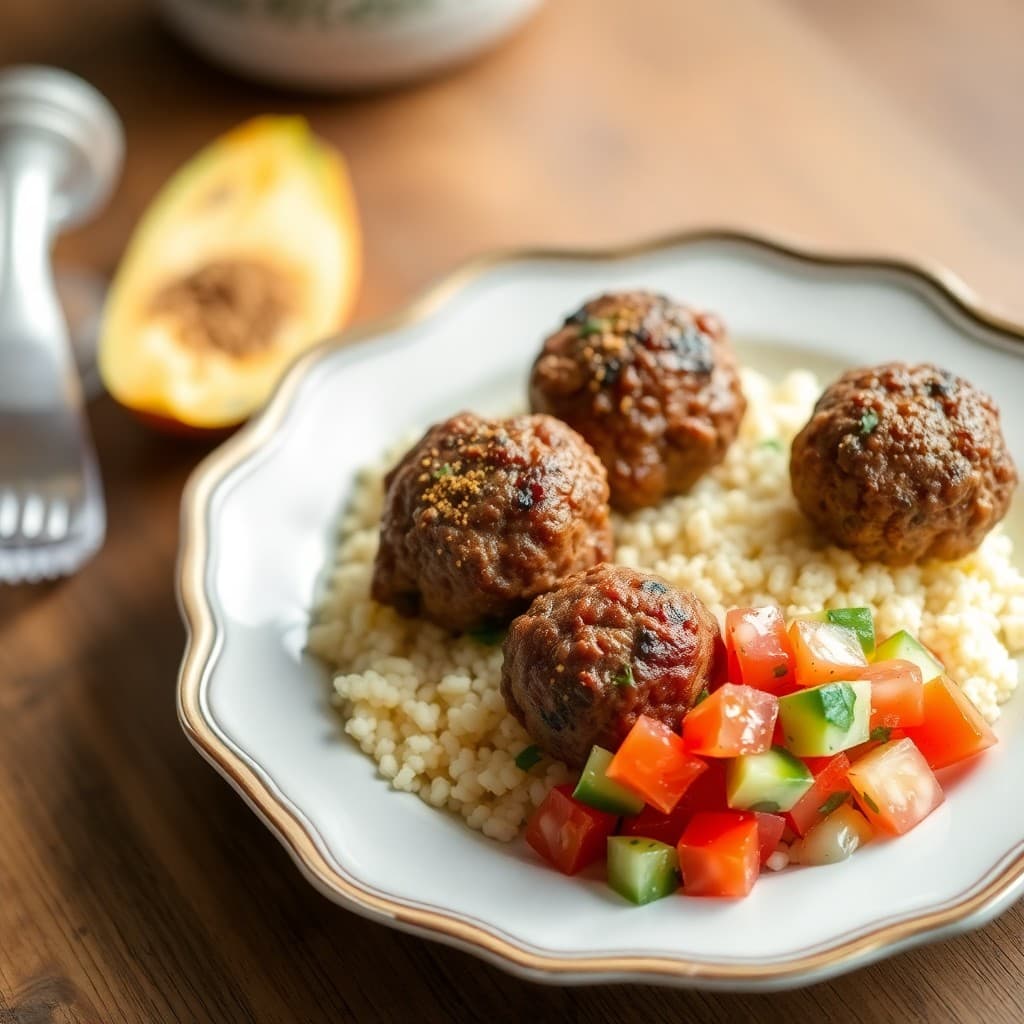 Moroccan Spiced Lamb Meatballs