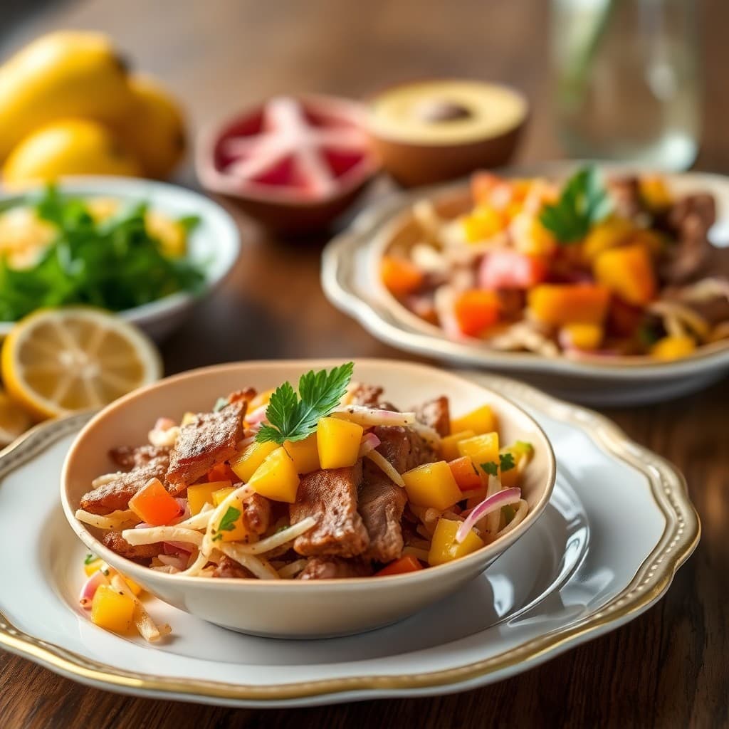 Cuban-Style Roasted Pork Bowls with Citrus Slaw