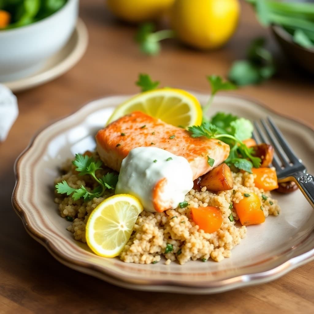 Citrus Ginger Salmon Bowls