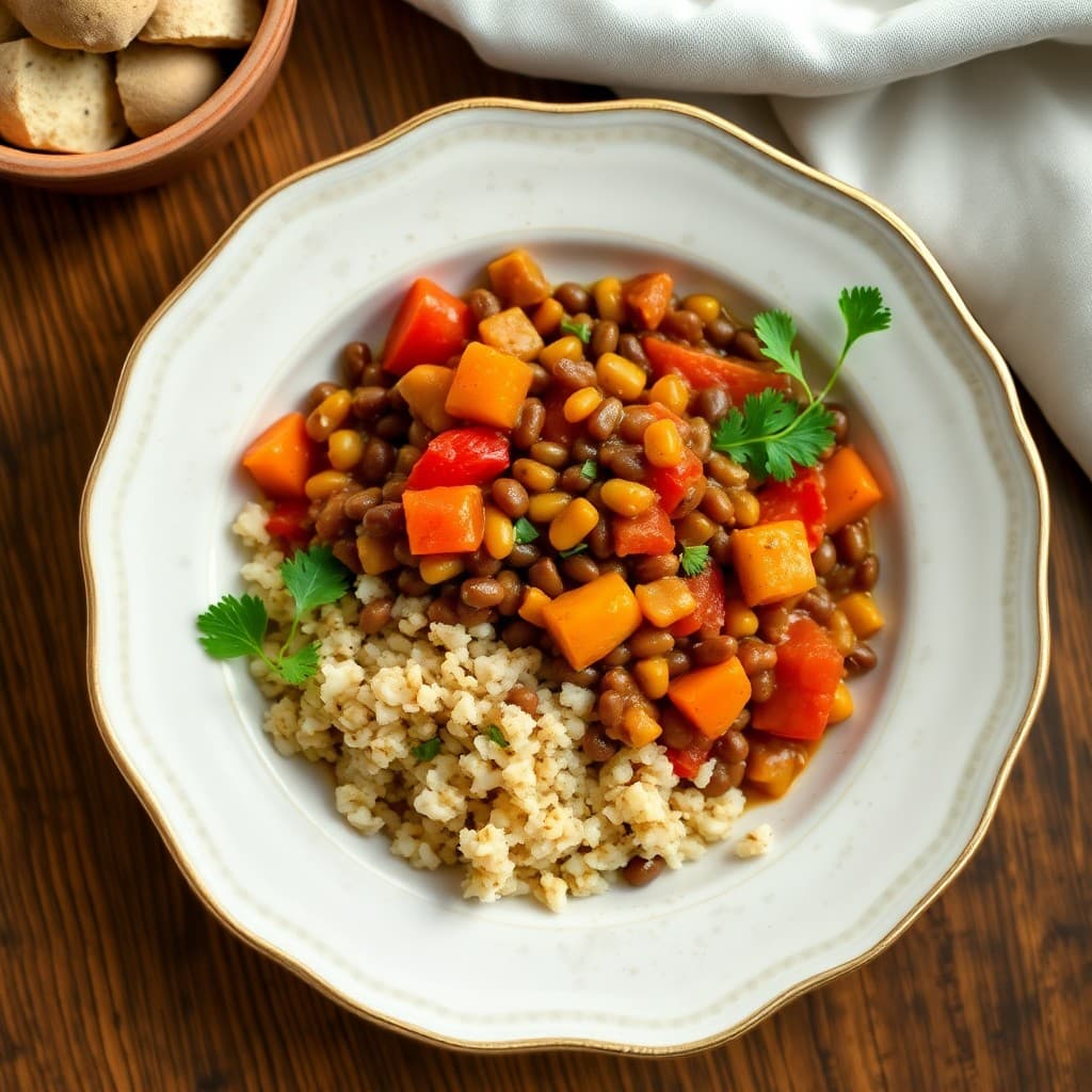 Autumn Lentil and Quinoa Stew