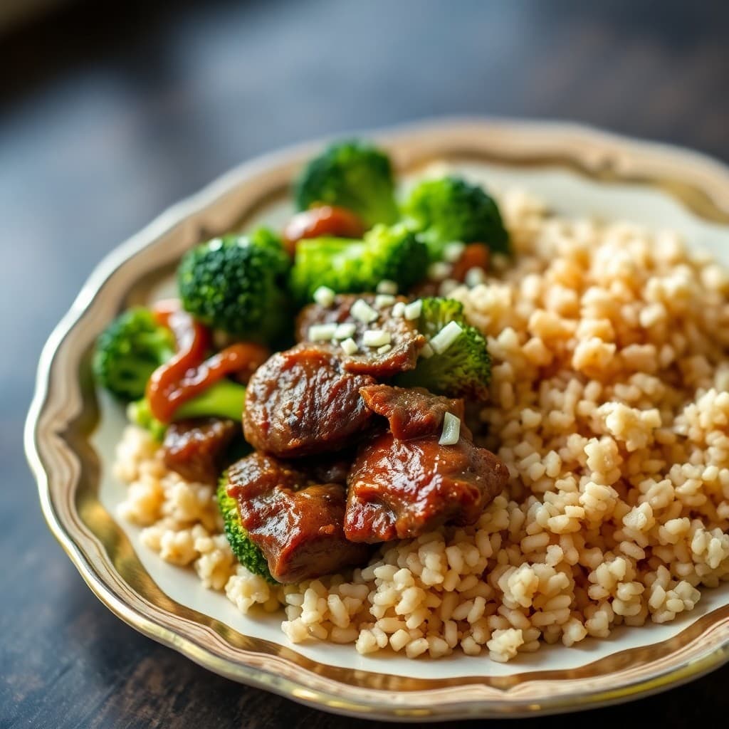 Sizzling Korean Beef and Broccoli Bowls