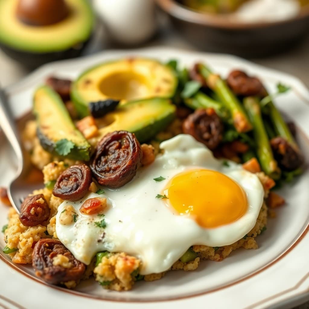 Keto Avocado Breakfast Bake
